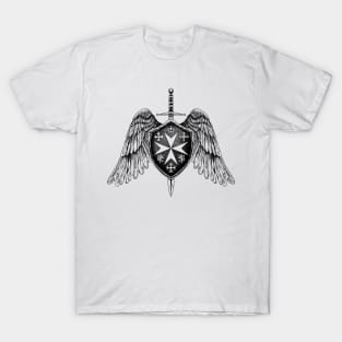 Guardians of Valor: Knights Hospitaller Symbol T-Shirt